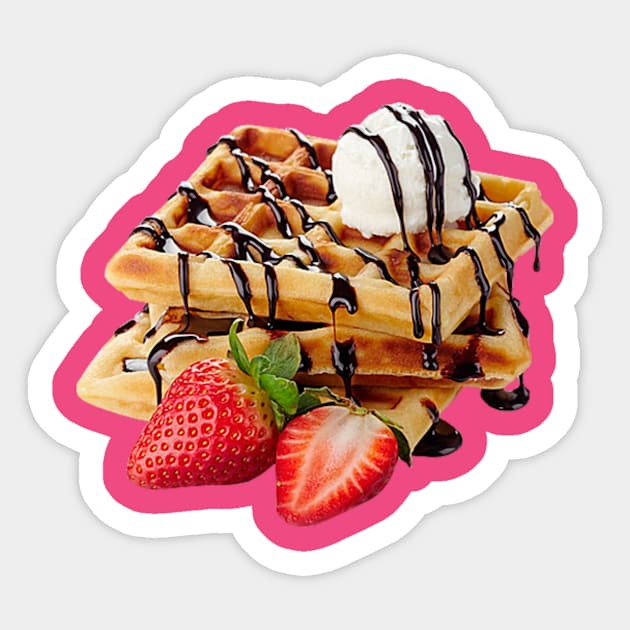 WAFFLES 2 Sticker by impacteesstreetwear